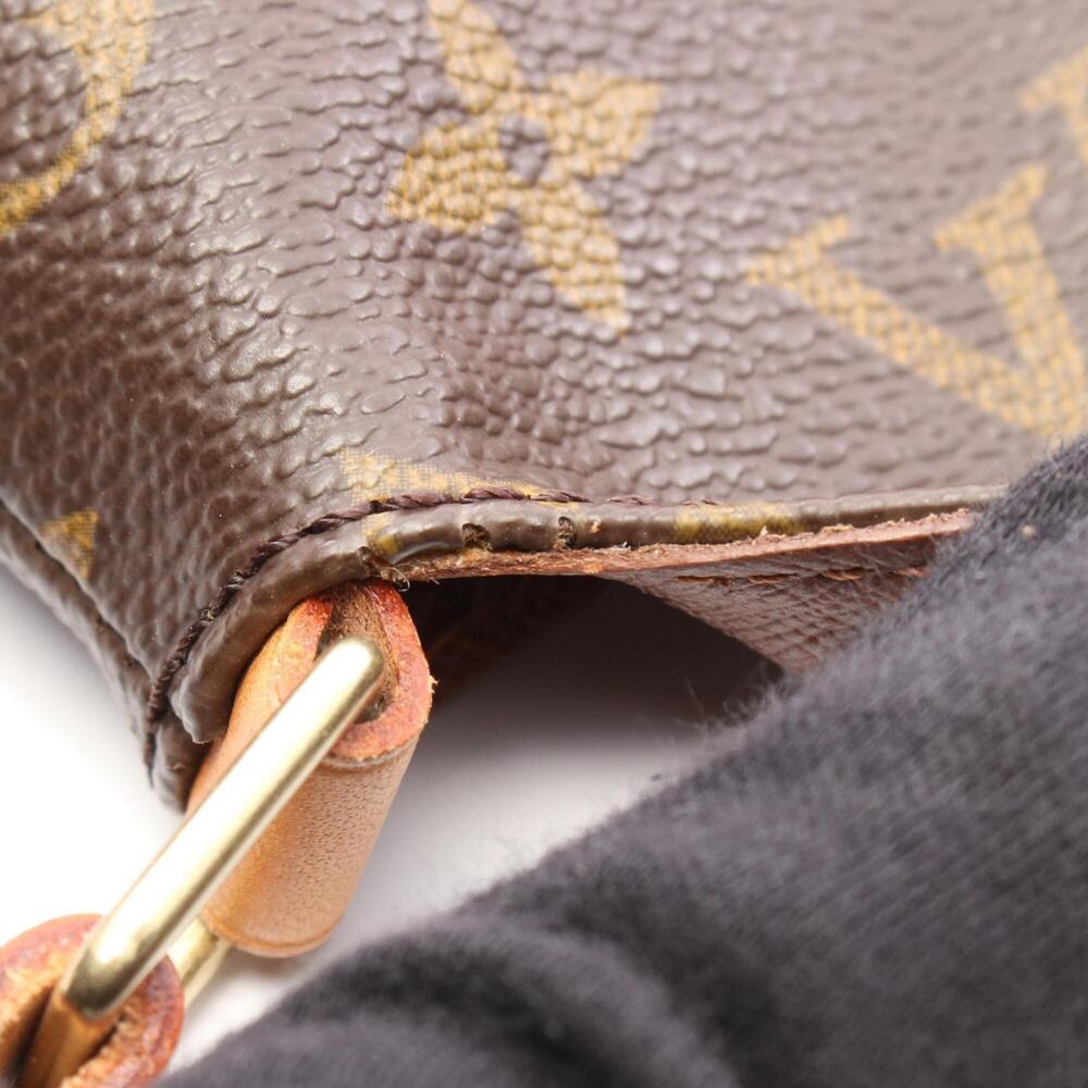 LOUIS VUITTON Brown Monogram Leather Shoulder Bag - Picture 6 of 10